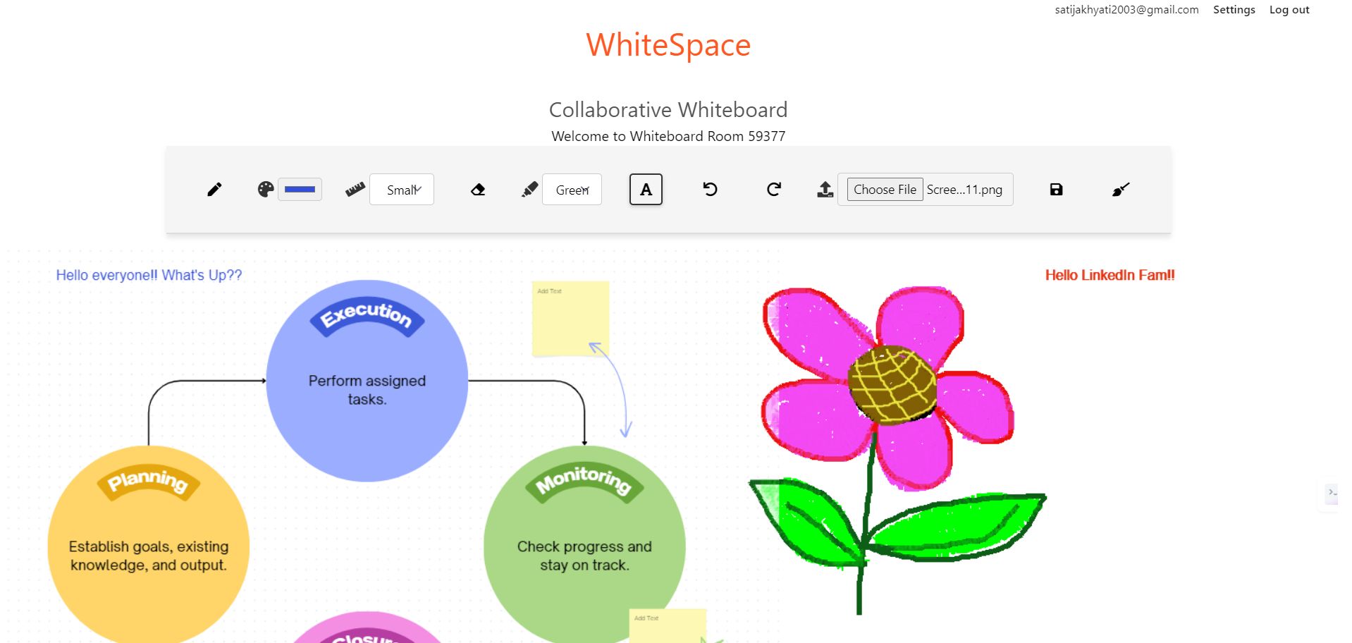 WhiteSpace - Collaborative Whiteboard for Teams